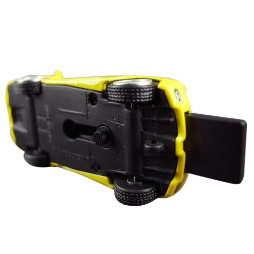 Флешка Ferrari 8 Гб (Желтый) Вид снизу, с выдвинутым носителем Флешка Ferrari 8 Гб (Желтый) Вид снизу, с выдвинутым носителем