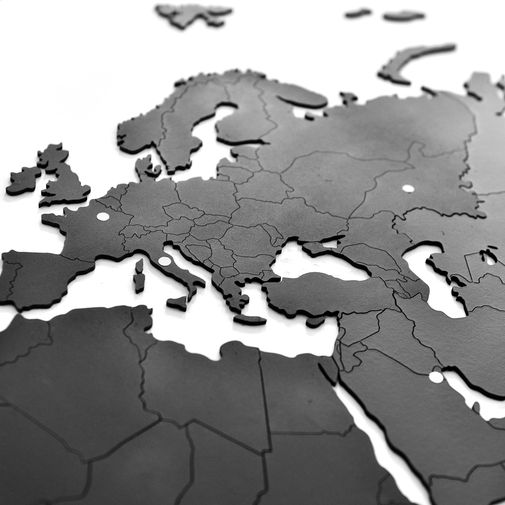 Пазл Карта мира True Puzzle Black