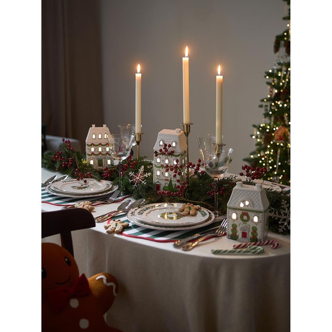 Набор из двух тарелок Nordic winter из коллекции New Year Essential, 26,5 см