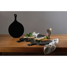 Доска сервировочная Rubris (23х70 см, черная)