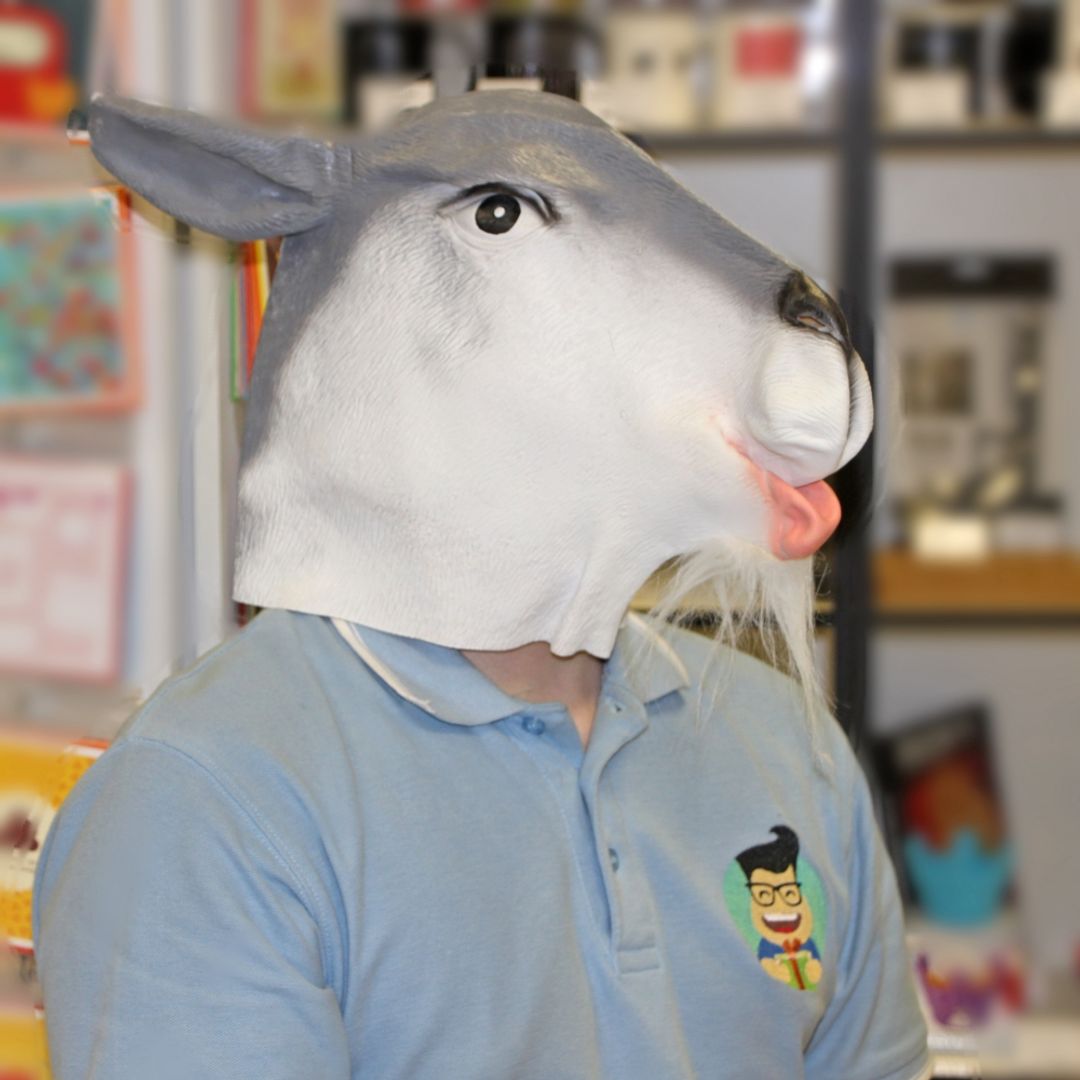 Маска Осел На человеке Маска Осел На человеке