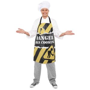 Фартук Опасно! Мужчина готовит! Danger! Man Cooking!