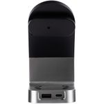 Зарядная станция c часами E-Store для смартфона, часов и наушников (Черная)