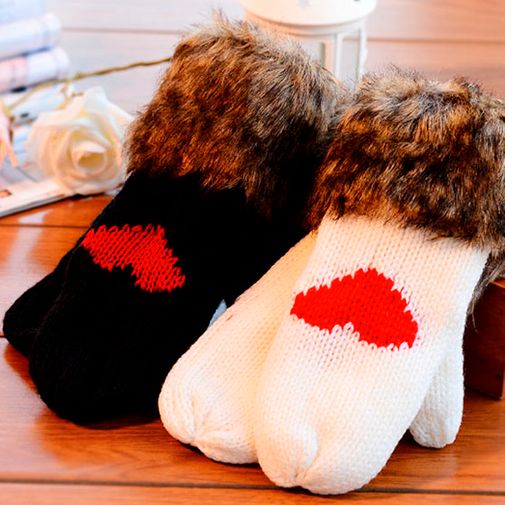 Сердечные Варежки