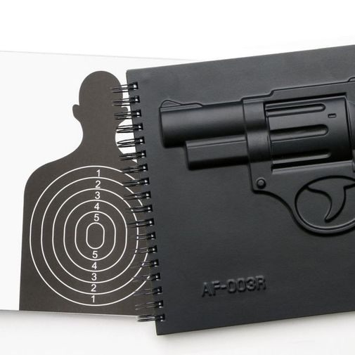 Блокнот Пистолет Блокнот Пистолет