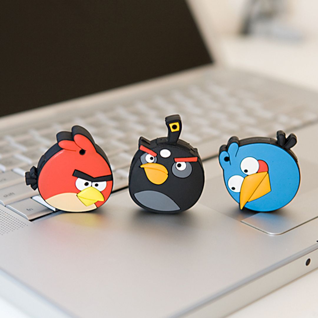 Флешка Angry Birds Синяя птичка 4 Гб Флешка Angry Birds Синяя птичка 4 Гб