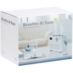 Переносной увлажнитель-ароматизатор воздуха с подсветкой Breathe at Ease (Белый)