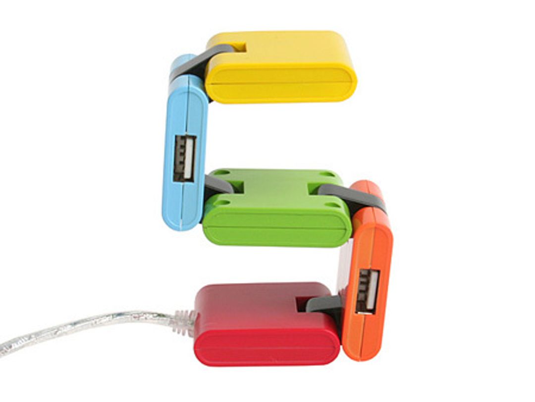 USB Хаб Змейка Квадратная USB Хаб Змейка Квадратная