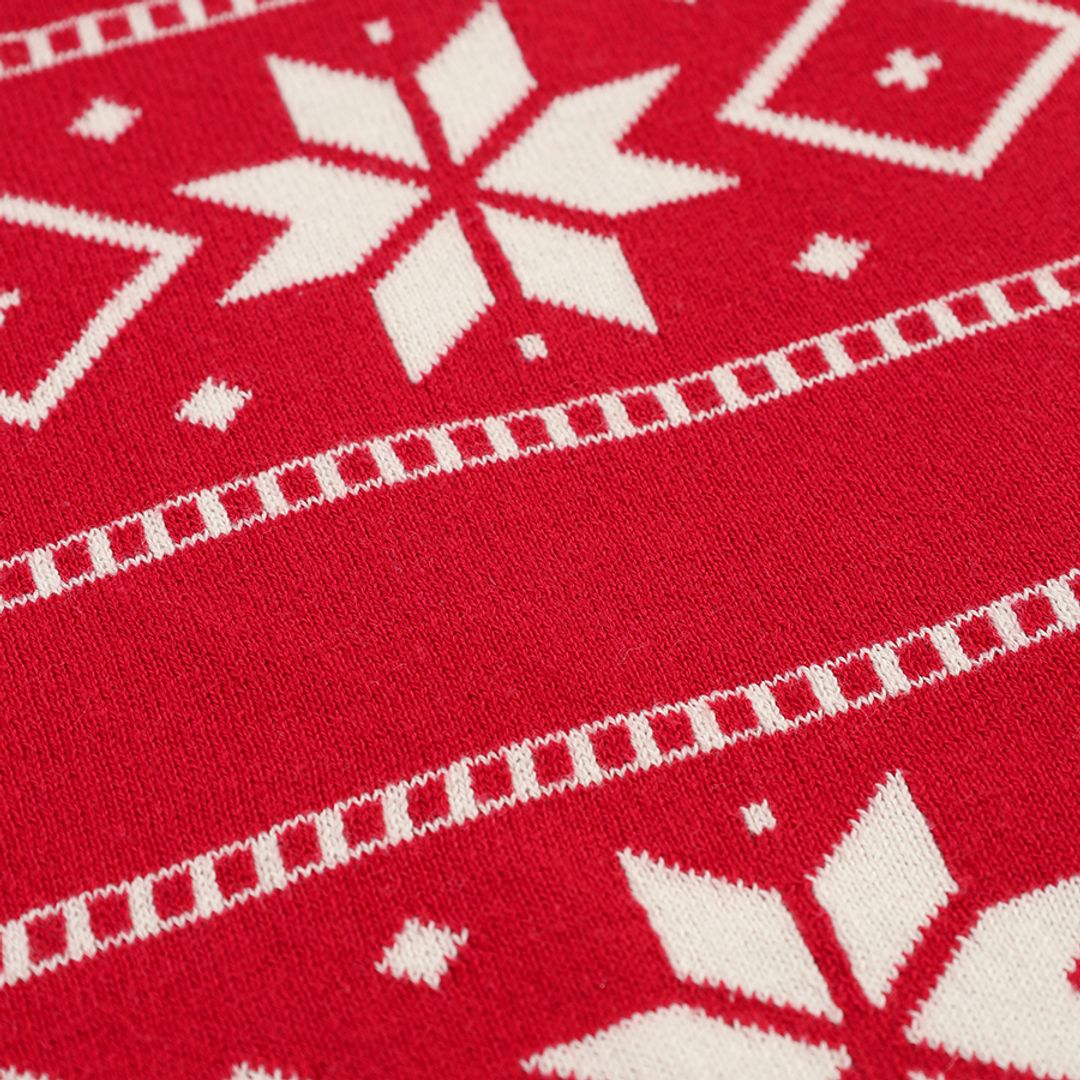 Плед из хлопка с новогодним рисунком Frostwork из коллекции New Year Essential, 130x180 см Плед из хлопка с новогодним рисунком Frostwork из коллекции New Year Essential, 130x180 см