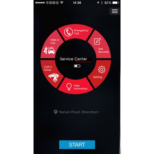 Алкотестер для смартфона iBreathalyzer mini Алкотестер для смартфона iBreathalyzer mini