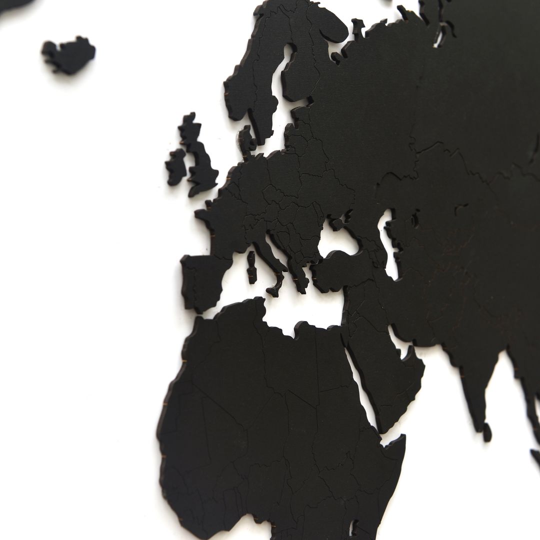 Декоративная Карта мира Wall Decoration Black mini Декоративная Карта мира Wall Decoration Black mini