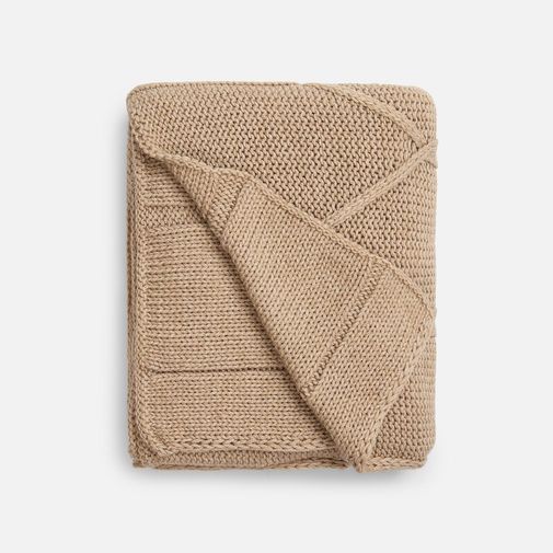 Плед Curve Verve (бежевый меланж) Плед Curve Verve (бежевый меланж)