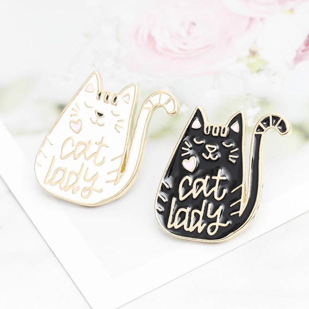 Значок Cat Lady Значок Cat Lady