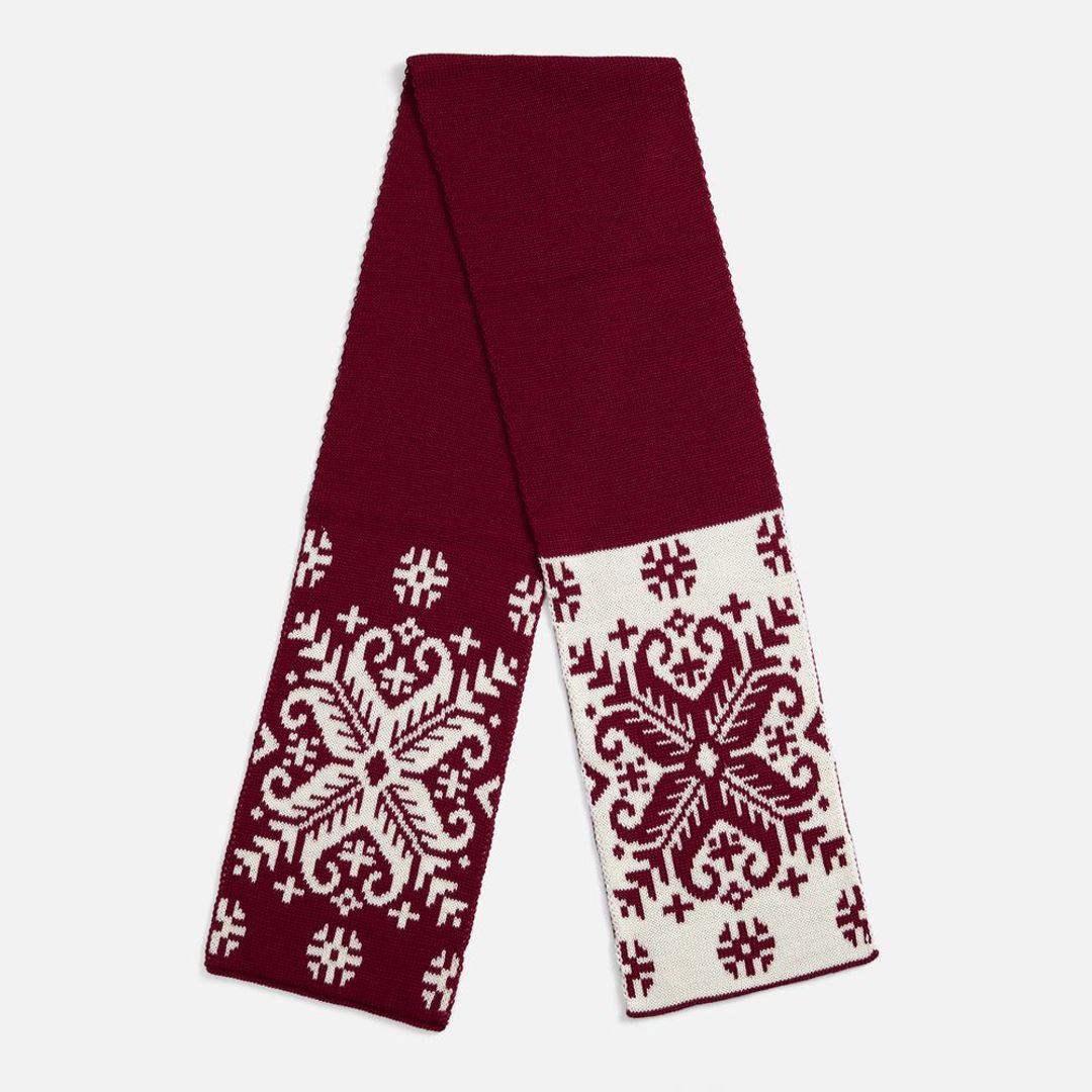 Шарф Wintertude M (красный с белым) Шарф Wintertude M (красный с белым)