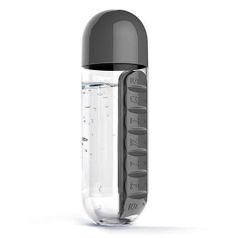 Бутылка с таблетницей Pill&Vitamin Organizer