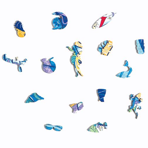 Деревянный пазл Puzzlewood Гавайский кит Деревянный пазл Puzzlewood Гавайский кит