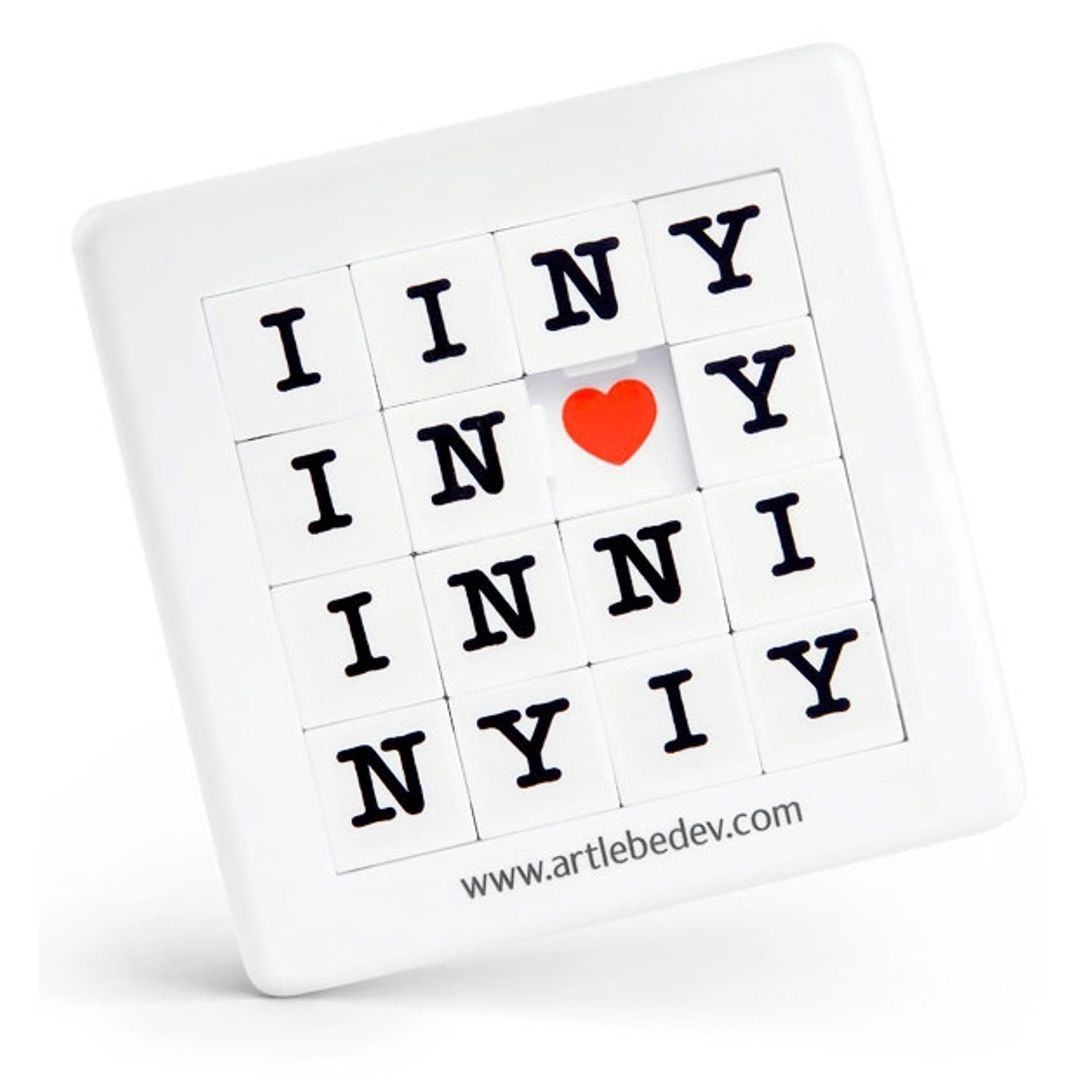 Пятнашка I love NY Пятнашка I love NY