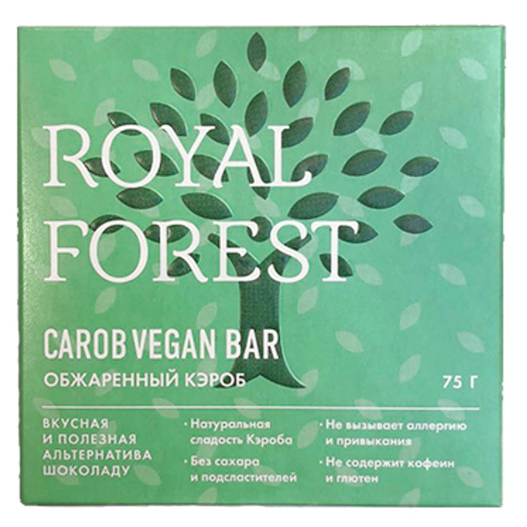 Шоколад из обжаренного кэроба Carob Vegan Bar (75 г)