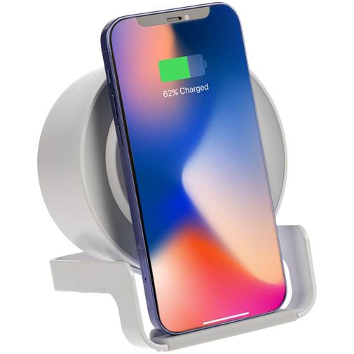 Лампа с колонкой и беспроводной зарядкой moonLight Лампа с колонкой и беспроводной зарядкой moonLight