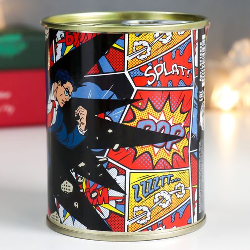 Носки в банке Супер-геройские