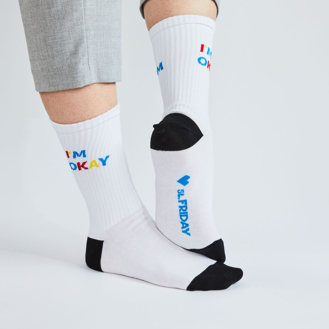 Носки спортивные I'm OKay, мне норм