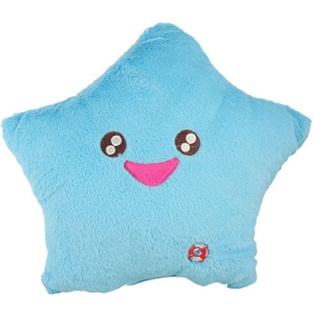 Светящаяся подушка Звездочка (Голубая)