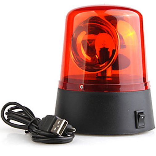 USB Мигалка Police light (Красная) С проводом USB Мигалка Police light (Красная) С проводом