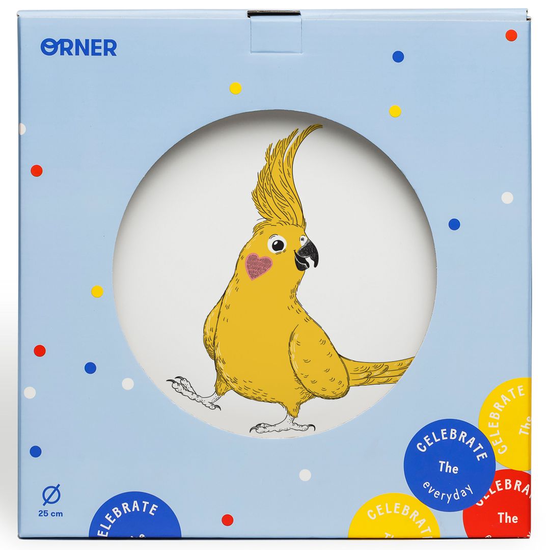 Тарелка Попугай Ты хор-р-роший! Я хор-р-роший! Все мы просто молодцы!