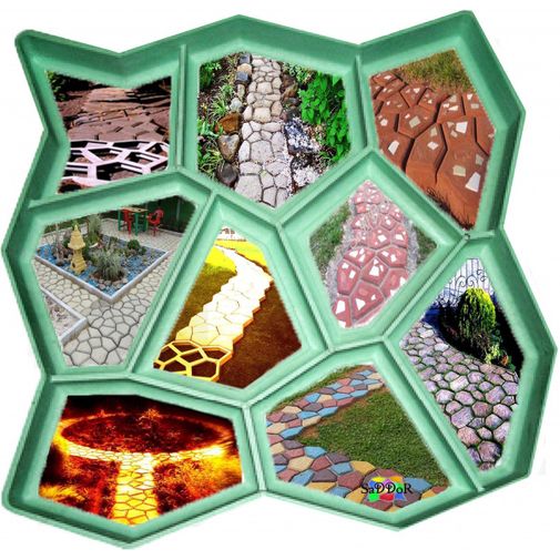 Форма-опалубка для тротуарной плитки