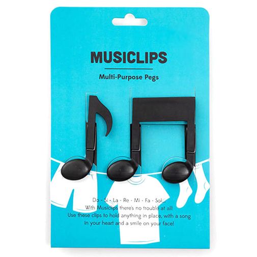Прищепки Ноты Musiclips (2 шт)