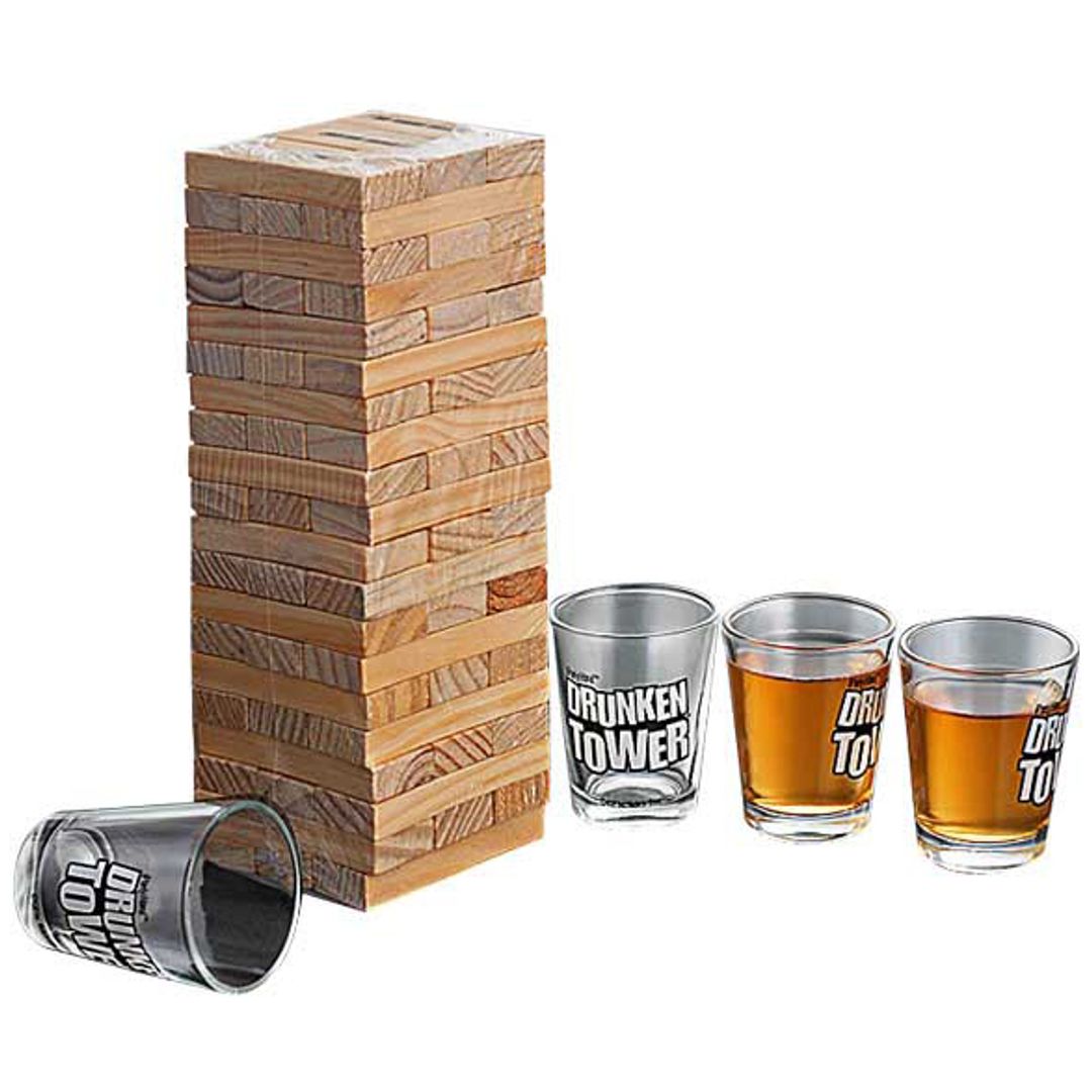 Пьяная башня Drunken Jenga (Эврика) купить по цене 1 590 руб. в  интернет-магазине Мистер Гик