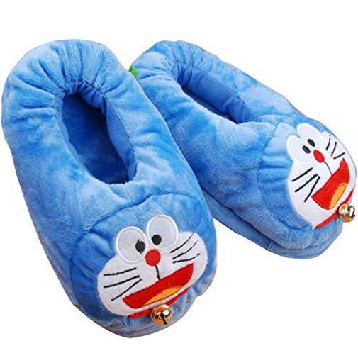 Тапочки с подогревом от USB Кот Doraemon