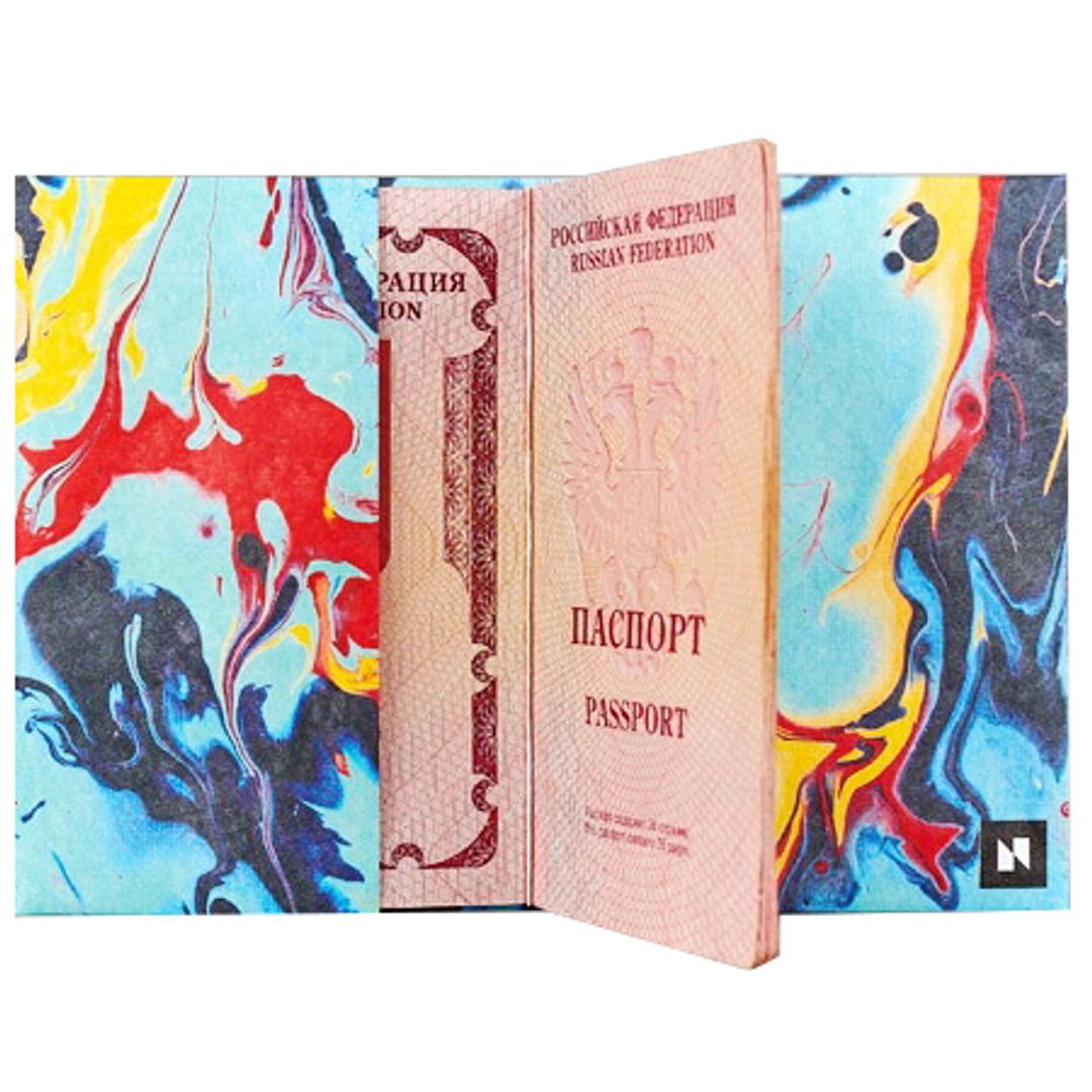 Обложка для паспорта New wallet New Woodstock Обложка для паспорта New wallet New Woodstock