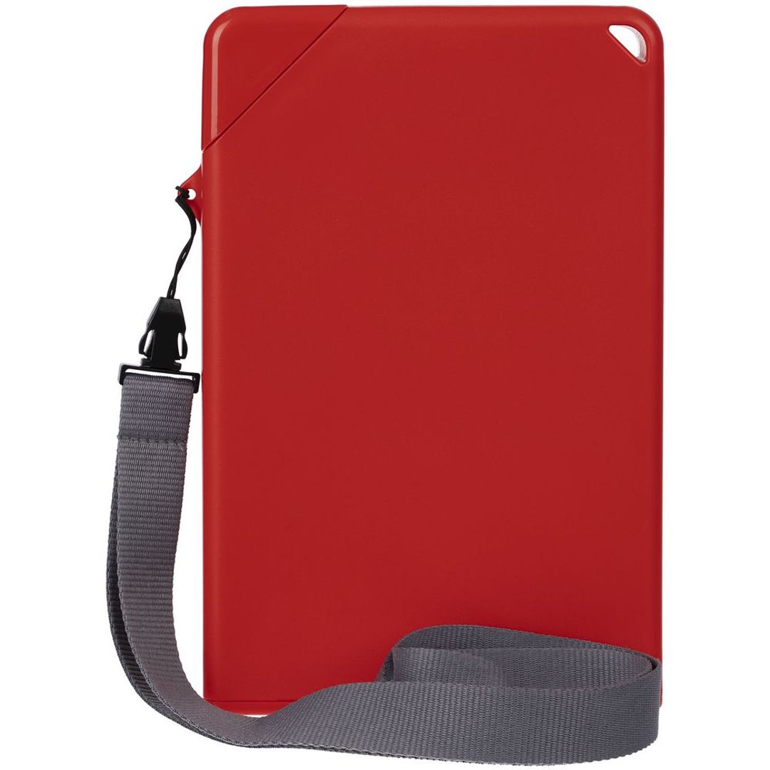 Плоская бутылка для воды Flacon (красный)