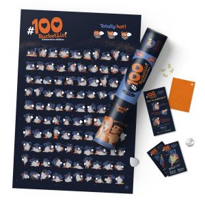 Скретч-постер 100 поз Kamasutra edition