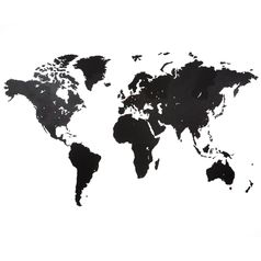 Декоративная Карта мира Wall Decoration Black GIANT