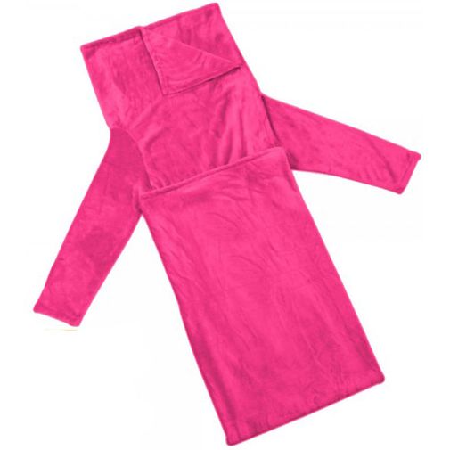 Плед с рукавами Розовый