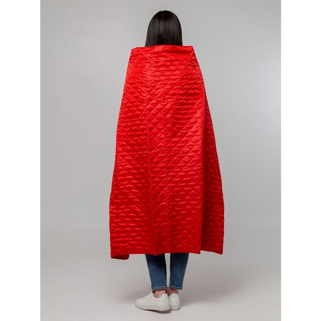 Плед-пончо для пикника SnapCoat (Красный)