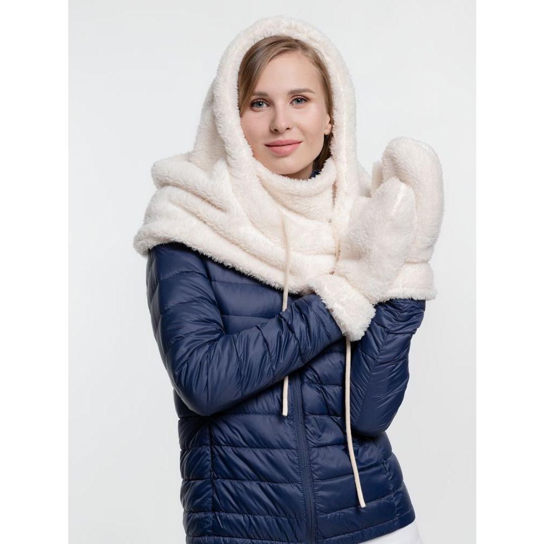 Балаклава-капюшон Flocky (Молочная) Балаклава-капюшон Flocky (Молочная)