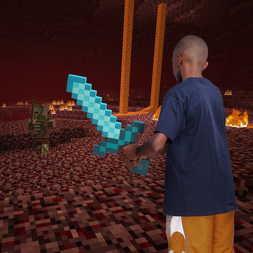 Алмазный меч Minecraft Алмазный меч Minecraft
