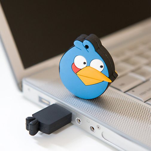 Флешка Angry Birds Синяя птичка 4 Гб Флешка Angry Birds Синяя птичка 4 Гб