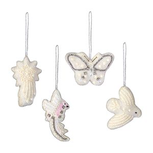 Набор елочных украшений Christmas pearls из коллекции New Year Essential, 4 шт. Набор елочных украшений Christmas pearls из коллекции New Year Essential, 4 шт.