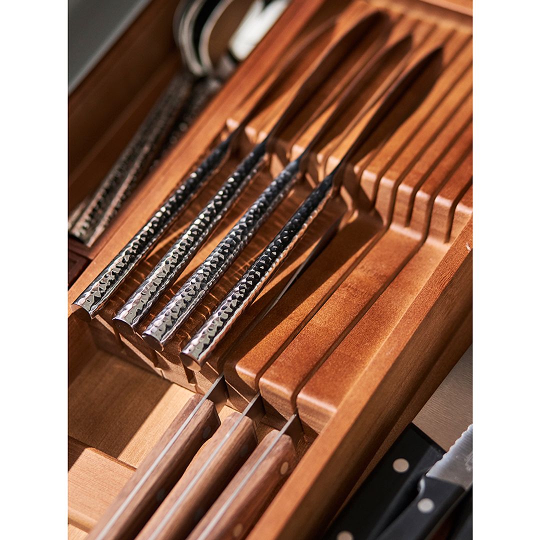 Органайзер для столовых приборов с держателем для ножей Bambox (30х38 см) Органайзер для столовых приборов с держателем для ножей Bambox (30х38 см)