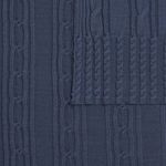 Плед Remitt (серо-синий (сланец))