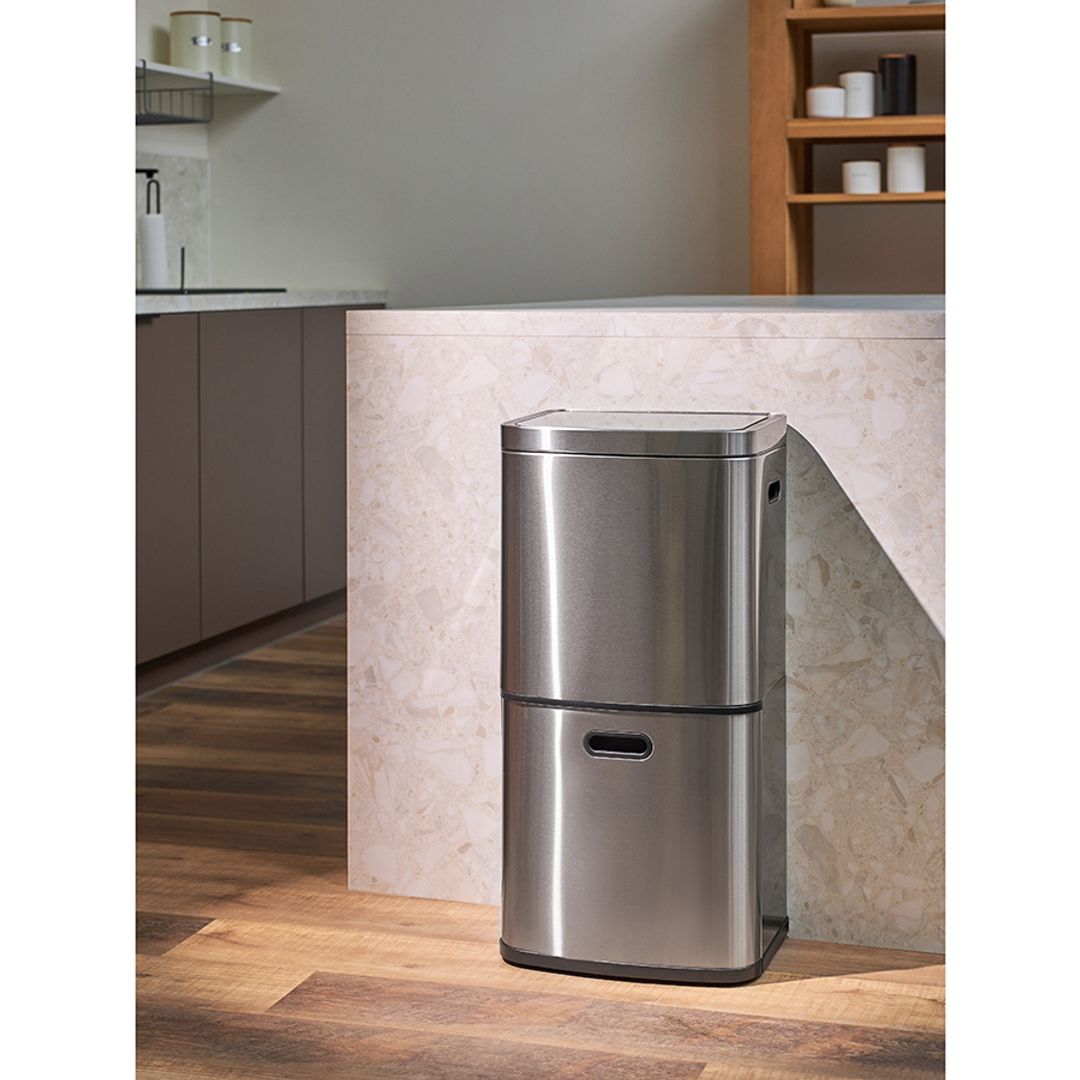 Контейнер мусорный с 2-мя отделениями Smart Bin сенсорный (60 л)