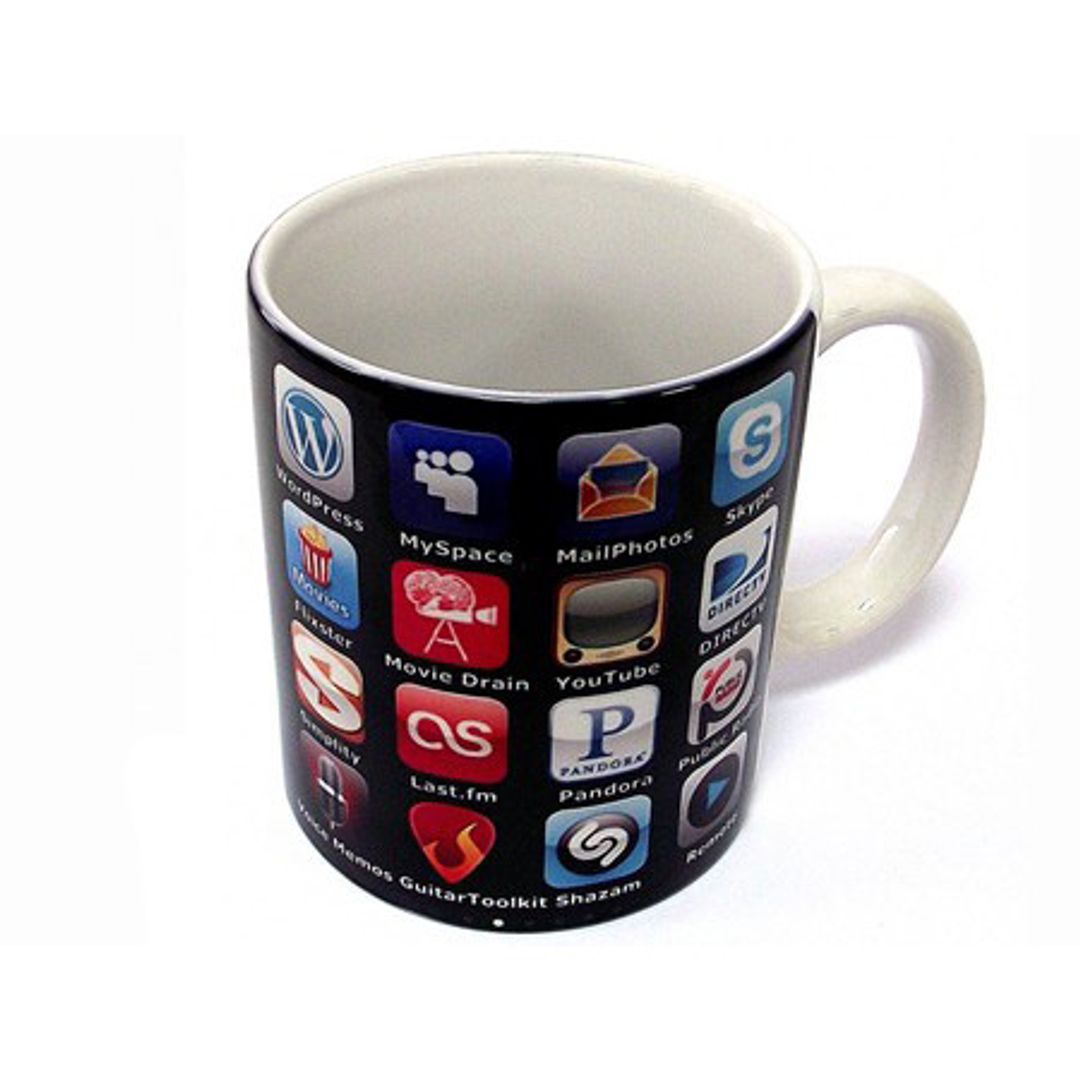 Кружка iPhone Вид сверху Кружка iPhone Вид сверху