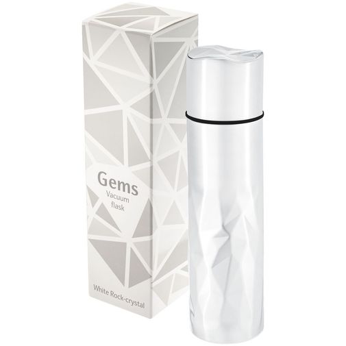 Термос Gems White Rock Сrystal  белый горный хрусталь