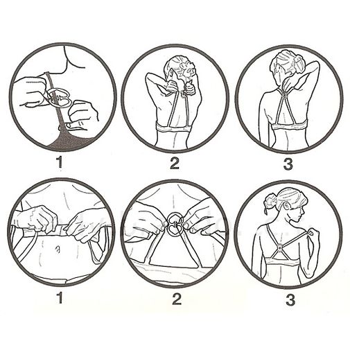 Клипсы для бюстгальтера Клипсы для бюстгальтера