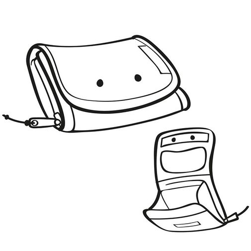 Детский кошелек ABC friends blue Детский кошелек ABC friends blue