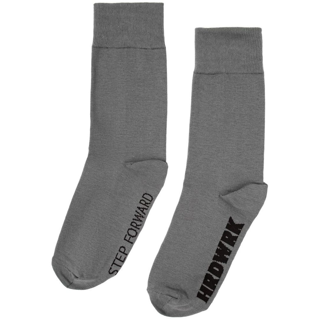 Носки Hard Work серые (38-41)